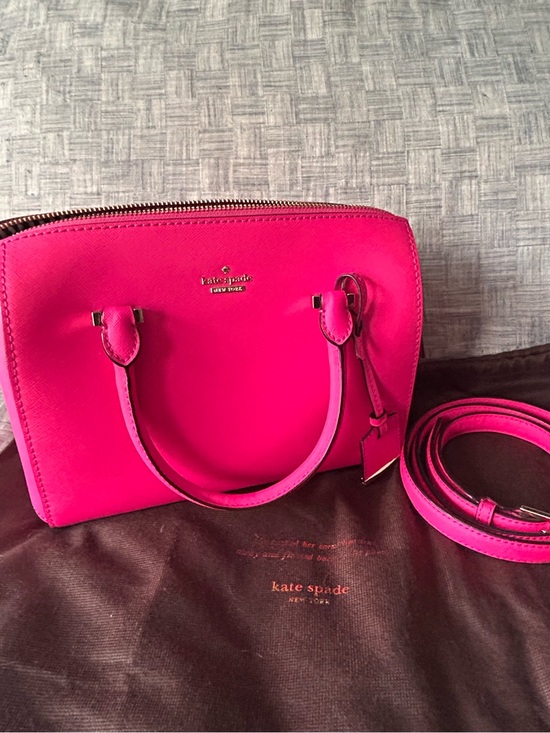 kate spade Handbags - Kate Spade Cameron Street Large Lane Saffiano Satchel Bag Hot Pink